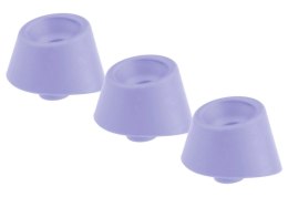 Womanizer W-Heads 3x Lilac M - Zestaw wymiennych końcowek średnich