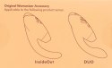 Womanizer W-Heads 3x Petrol S - Zestaw nakładek wymiennych S do DUO 2