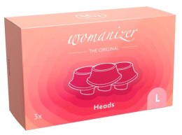 Womanizer W-Heads 3 szt. Rozmiar L - wymienne nakładki silikonowe