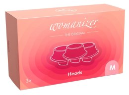 Womanizer W-Heads 3 szt. Rozmiar M - silikonowe nakładki wymienne
