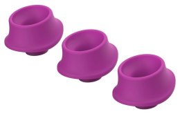Womanizer W-Heads L 3 szt. - silikonowe końcowki wymienne fioletowe