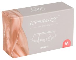 Womanizer W-Heads M zestaw 3 silikonowych nakładek Raspberry