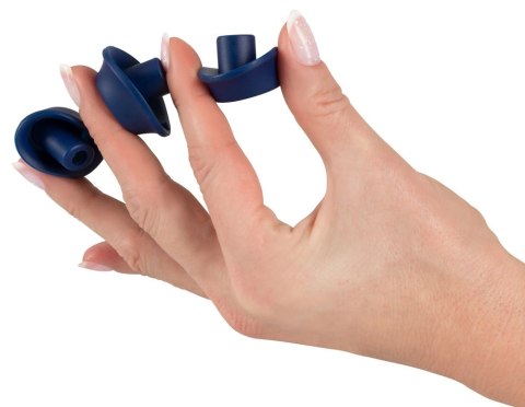 Womanizer W-Heads S Blueberry - Zestaw 3 końcowek silikonowych S