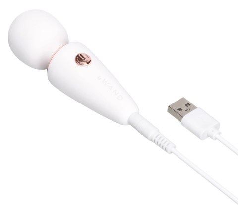 Le Wand Mini Microwand White - kompaktowy masażer, 7 trybow, USB