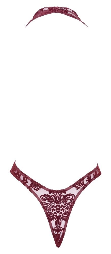 Noir Handmade Kink Royal Body Bordowy Transparentny M