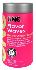 ONE Flavor Waves prezerwatywy smakowe zestaw 12 sztuk rożne smaki