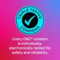 ONE Tattoo Touch 12 szt. - kolorowe prezerwatywy z wypukłym wzorem