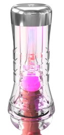 PDX Elite ViewTube XXL przezroczysta maszyna intymna LED 27,3 cm