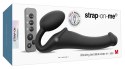 Strap-on-me Vibrating Bendable Strap-On M Czarny, 3 silniki, silikon