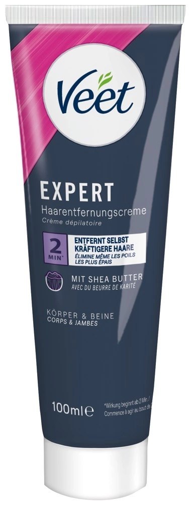 Veet EXPERT Krem do Depilacji Ciała i Nog 100ml, Shea Butter