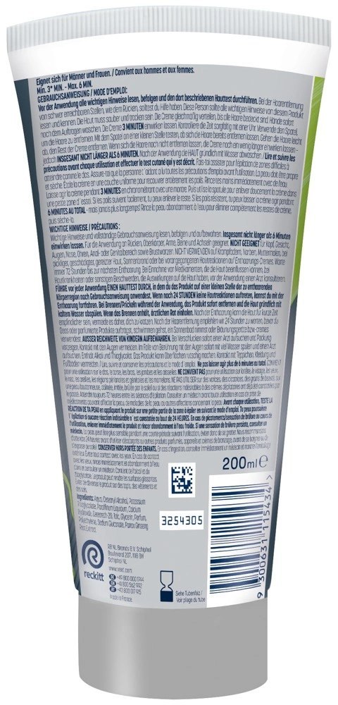 Veet Men Total Pro Krem do Depilacji Ciała 200 ml