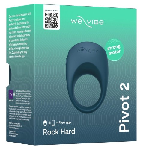We-Vibe Pivot 2 Slate - Pierścień wibrujący z aplikacją, szary