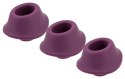 Womanizer W-Heads 3 szt. Purple M - silikonowe nakładki wymienne