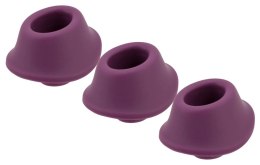 Womanizer W-Heads 3 szt. Purple M - silikonowe nakładki wymienne