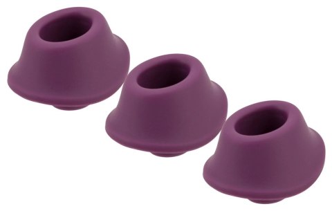 Womanizer W-Heads 3 szt. Purple M - silikonowe nakładki wymienne