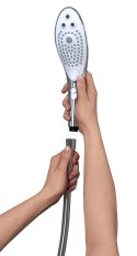 Womanizer Wave Chrome - uniwersalna głowica natryskowa 3 funkcje 27,7 cm