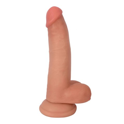 Curve Toys Bareskin - model anatomiczny z jądrami 20,5 cm beżowy Curve Toys Bareskin - model anatomiczny z jądrami 20,5 cm beżowy