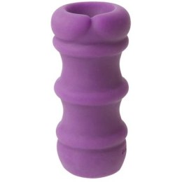 Doc Johnson Mood Pleaser Thick Ribbed fioletowa elastyczna maszyna intymna