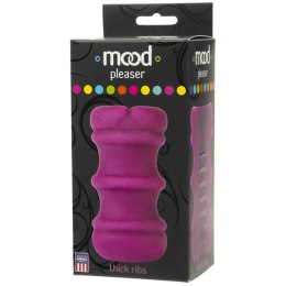 Doc Johnson Mood Pleaser Thick Ribbed fioletowa elastyczna maszyna intymna