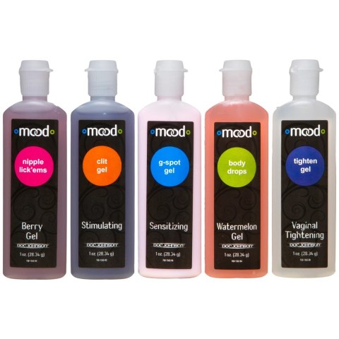 Doc Johnson Mood Zestaw żeli intymnych dla niej 5x29ml rożne formuły Doc Johnson Mood Zestaw żeli intymnych dla niej 5x29ml rożne formuły