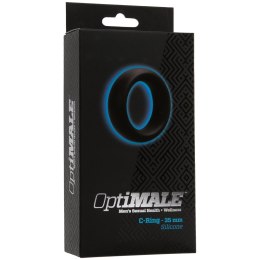 Doc Johnson OptiMALE 35 mm silikonowy pierścień anatomiczny czarny