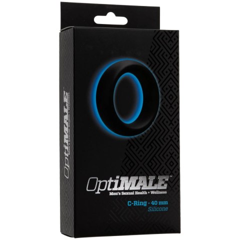 Doc Johnson OptiMALE pierścień silikonowy 40 mm czarny Doc Johnson OptiMALE pierścień silikonowy 40 mm czarny