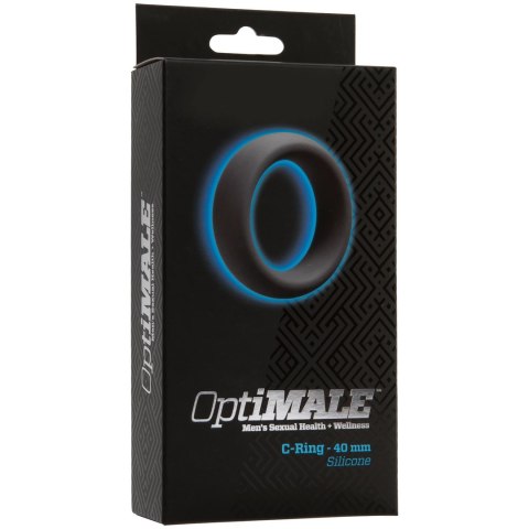 Doc Johnson OptiMALE pierścień silikonowy 40mm czarny Doc Johnson OptiMALE pierścień silikonowy 40mm czarny
