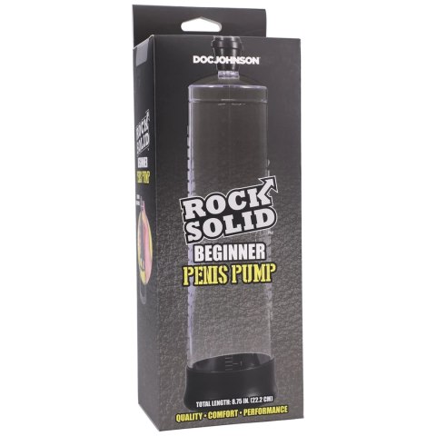 Doc Johnson Rock Solid pompa prożniowa przeźroczysta dla początkujących Doc Johnson Rock Solid pompa prożniowa przeźroczysta dla początkujących