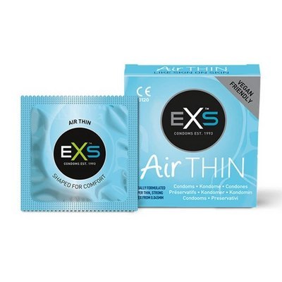 EXS Air Thin prezerwatywy ultracienkie 3 sztuki 56 mm EXS Air Thin prezerwatywy ultracienkie 3 sztuki 56 mm