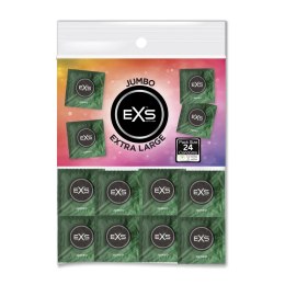EXS Jumbo Mix 24 sztuki - prezerwatywy o szerokości 69 mm