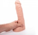 Hung System Mikey 24 cm - Model z jądrami, przyssawka, kompatybilny