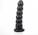 Hung System Yoo-Hoo 27,5 cm Czarny model anatomiczny z podstawą przyssawką