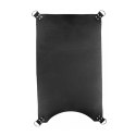 Mr. Sling Pas skorzany 4-punktowy czarny, 100 cm, naturalna skora