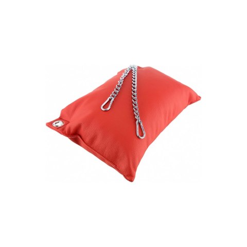Mr. Sling Poduszka Skorzana Czerwona 20 cm Łańcuchy Karabińczyki Mr. Sling Poduszka Skorzana Czerwona 20 cm Łańcuchy Karabińczyki