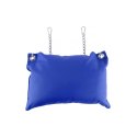 Mr. Sling Poduszka skorzana niebieska komfortowa do uprzęży 20cm