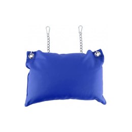 Mr. Sling Poduszka skorzana niebieska komfortowa do uprzęży 20cm