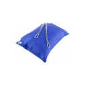 Mr. Sling Poduszka skorzana niebieska komfortowa do uprzęży 20cm