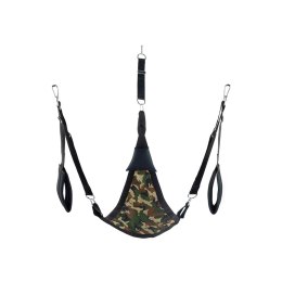 Mr. Sling Uprząż tekstylna trojkątna camo z poduszką 4 punkty