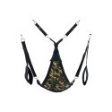 Mr. Sling Uprząż tekstylna trojkątna camo z poduszką 4 punkty