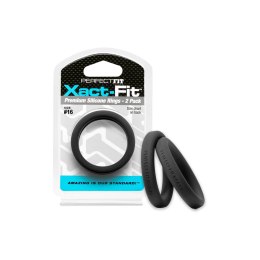 Perfect Fit Brand Xact-Fit Zestaw pierścieni #16 - elastyczne 2 szt.