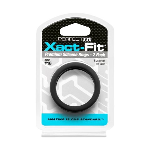 Perfect Fit Brand Xact-Fit Zestaw pierścieni #16 - elastyczne 2 szt. Perfect Fit Brand Xact-Fit Zestaw pierścieni #16 - elastyczne 2 szt.