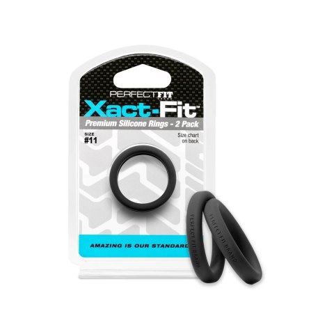 Perfect Fit Xact-Fit Zestaw Pierścieni Regulowanych #11 2 szt. Perfect Fit Xact-Fit Zestaw Pierścieni Regulowanych #11 2 szt.