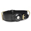 XR Brands Collar With Tracking System skorzana regulowana czarna