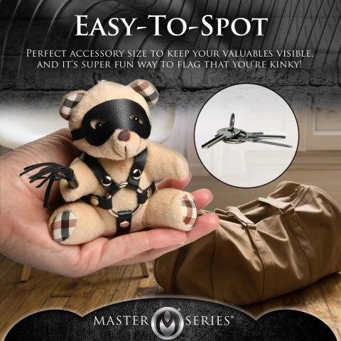 XR Brands Keychain Bear Model BDSM, spalonej pomarańczy, 3,9 cala XR Brands Keychain Bear Model BDSM, spalonej pomarańczy, 3,9 cala