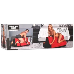 XR Brands Love Bench - ławka anatomiczna z wytrzymałą tapicerką, czerwona