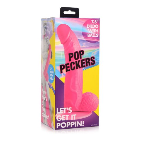 XR Brands POP model anatomiczny z przyssawką 19 cm kolor makowy XR Brands POP model anatomiczny z przyssawką 19 cm kolor makowy