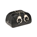 XR Brands Torba podrożna Bondage z mankietami i uchwytami, czarna