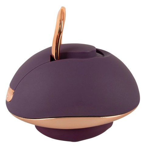 Belou Rotating Vulva Ma - wielofunkcyjny masażer z 2 silnikami, USB, czarny