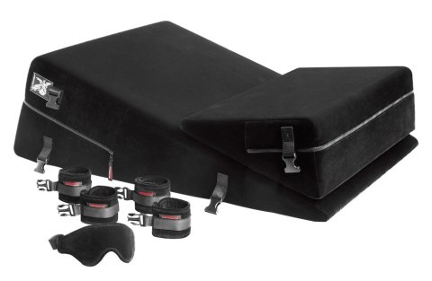 Liberator Wedge/Ramp Black Label zestaw z pasami - czarny, anatomiczny