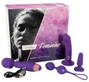Magic Shiver Zestaw Intymny Feminine 4w1 - silikon, fioletowy